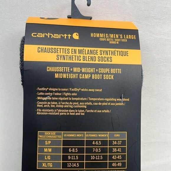 Carhartt Midweight Camp Boot Sock 2 Pack - Picture 9 of 11